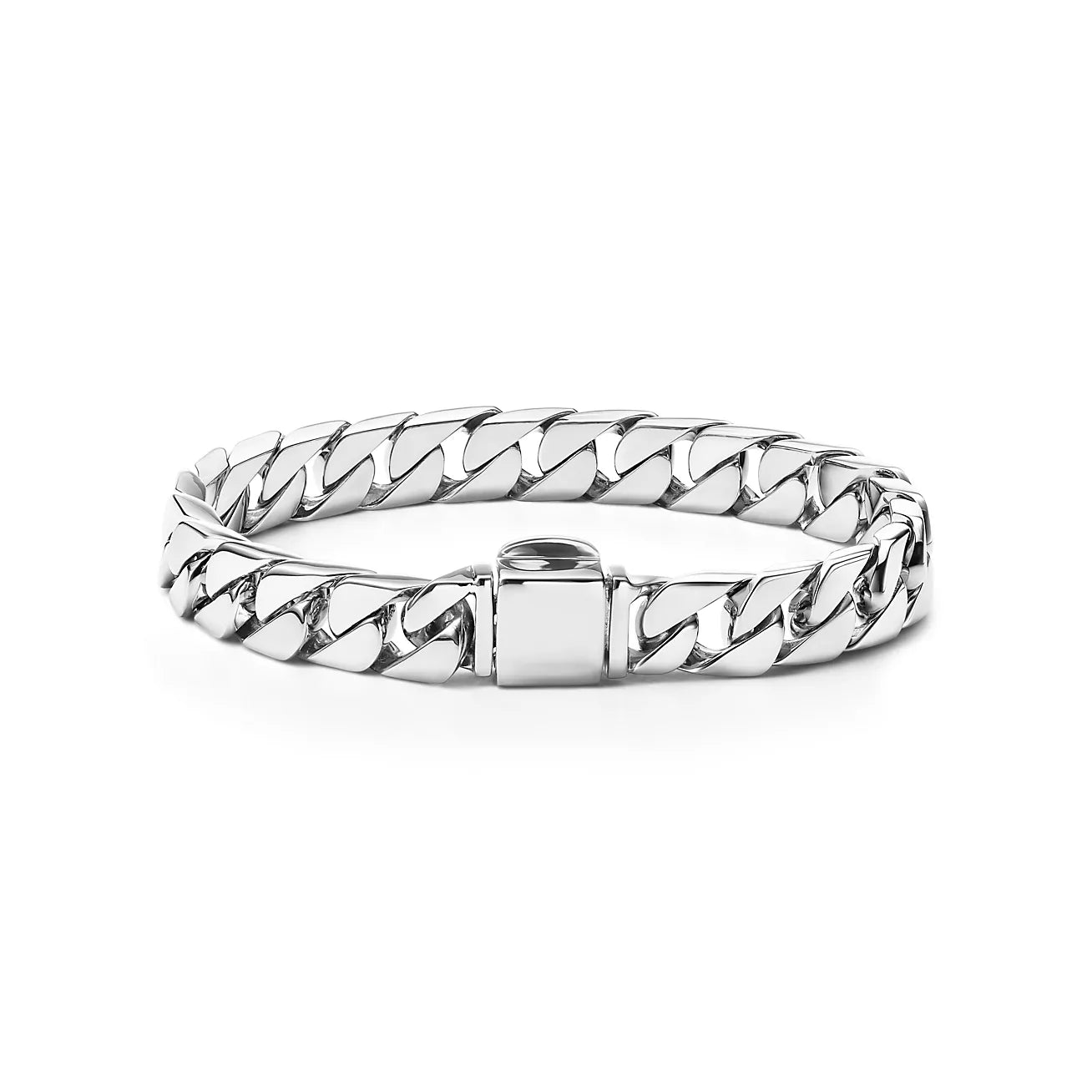 Oxidized Sterling Silver Curb Link Bracelet