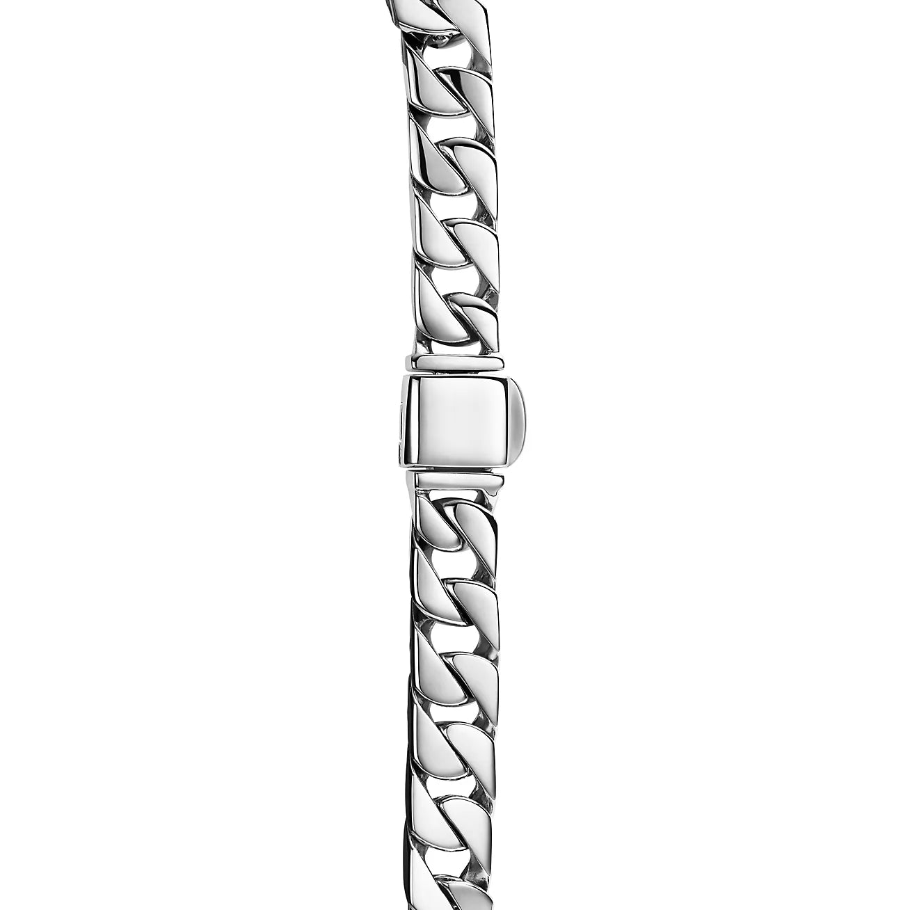Oxidized Sterling Silver Curb Link Bracelet